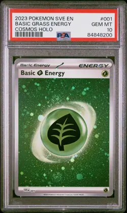 2023 Pokemon Sve En-Basic Energies #001 Basic Grass Energy PSA 10 - Image 1