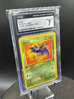CGC 7.5 Pokemon Fossil Set 1st Edition (1999) Zubat 57/62 - Image 4