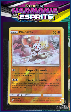Carte Pokemon Meloetta 123/236 Rare Reverse SL11 Harmonie Des Esprits FR - Image 1