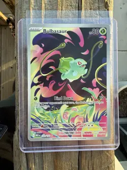 Pokemon TCG Bulbasaur 133/132 English Illustration Rare Mega Evolution NM-M - Image 1