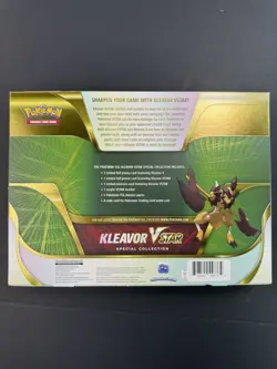 Pokemon TCG - Kleavor VSTAR Special Collection Box New/Factory Sealed - Image 4