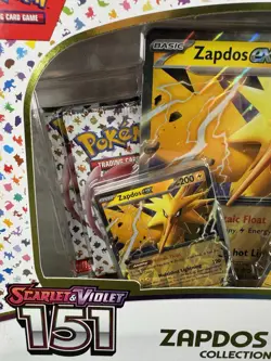 Pokemon TCG Scarlet & Violet 151 Zapdos EX Collection Box NEW SEALED RARE - Image 2
