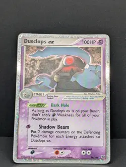 Dusclops ex 94/106 Emerald Holo Ultra Rare Pokemon TCG Nintendo MP+ - Image 3