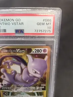FA/Mewtwo VStar 2022 Pokemon Go Secret 086/078 PSA 10 - Image 3