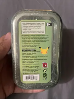 Pokemon TCG Celebrations Kanto Mini Tin Sealed Charmander Bulbasaur Squirtle - Image 2