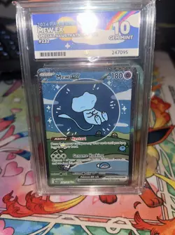 Mew Ex 232/091 SIR “Bubble Mew” Paldean Fates Pokemon TCG - ACE 10 - Image 1