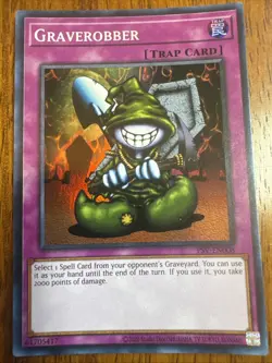 YuGiOh! Graverobber PSV-EN008 Super Rare 25th Anniversary - Image 2