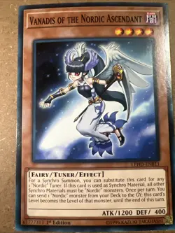 Yu-Gi-Oh Legendary Hero Decks - Vanadis Of The Nordic Ascendant LEHD-ENB11 - Image 1