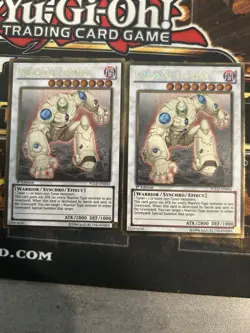 Yu-Gi-Oh! Colossal Fighter Warrior Synchro Effect X2 NM GOLD rare 1st Edition - Image 1