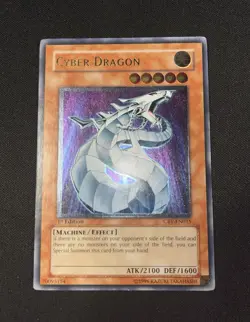 YU-GI-OH! Cyber Dragon CRV-EN015 Ultimate Rare 1st Edition - Image 1