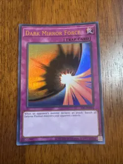 YuGiOh! - Dark Mirror Force IOC-EN054 Ultra Rare 25th Anniversary Edition NM - Image 1
