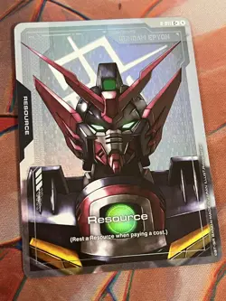 Gundam TCG Card Game Dual Impact Foil Resource GD02 C+ R-011 Gundam Epyon - Image 1