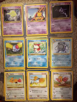 Vintage First Edition Pokemon Card Lot - Image 1