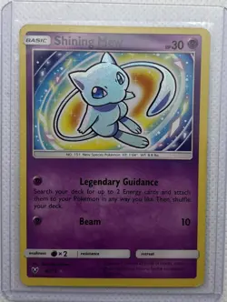 Shining Mew Holo Card 40/73 Shining Legends Series Pokemon Read - Image 1