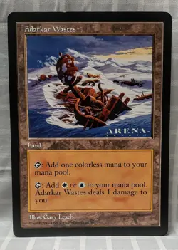 Magic The Gathering Oversized 6x9 Cards - Adarkar Wastes & Brushland MTG - Image 3