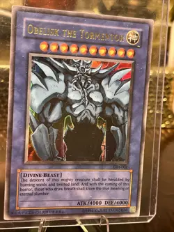 Obelisk the Tormentor GBI-002 Ultra Rare Holo Card - Image 3