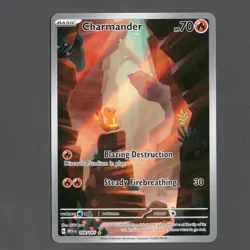 Pokemon TCG Charmander 168/165 SV Scarlet & Violet 151 Card NM Condition - Image 1