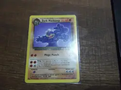 Dark Machamp Pokemon TCG WOTC Team Rocket NON- Holo Rare Card 27/82 NM/LP - Image 1