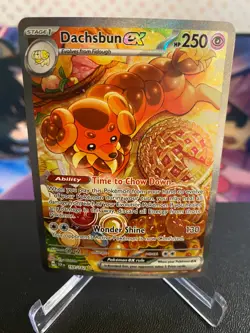 Pokemon - Dachsbun ex 169/142 Stellar Crown SIR Special Illustration Rare Card - Image 1