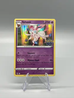 Sylveon 035/078 - Pokemon GO - Holo Rare Pokemon Card - Near Mint (NM) - Image 1