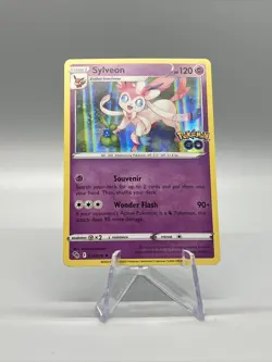 Sylveon 035/078 - Pokemon GO - Holo Rare Pokemon Card - Near Mint (NM) - Image 2