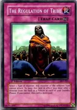 The Regulation Of Tribe PSV-027 Yu-Gi-Oh! Card Light Play 1st Edition - Image 1