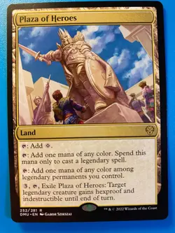 MTG 1x Plaza of Heroes # 252 Dominaria United Magic the Gathering Card x1 NM - Image 1
