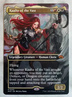 MTG (English) Kaalia of the Vast (Borderless) Mythic #0343 NM Modern Horizons 3 - Image 1