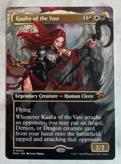 MTG (English) Kaalia of the Vast (Borderless) Mythic #0343 NM Modern Horizons 3 - Image 2