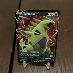 Tyranitar V 158/264 Fusion Strike Ultra Rare Pokemon TCG Card NM/M - Image 1