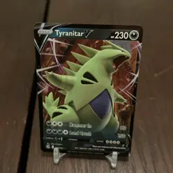 Tyranitar V 158/264 Fusion Strike Ultra Rare Pokemon TCG Card NM/M - Image 2