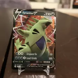 Tyranitar V 158/264 Fusion Strike Ultra Rare Pokemon TCG Card NM/M - Image 3