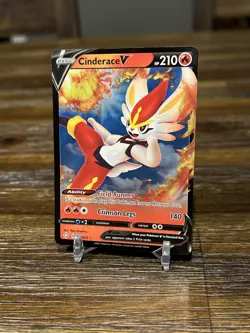 Pokemon TCG: Shining Fates - Cinderace V 018/072 (NM/M Ultra Rare Holo Card) - Image 2