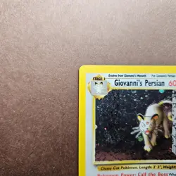 Giovanni's Persian 8/132 Pokemon Gym Challenge Holo Rare Card - MP - Image 2