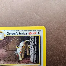 Giovanni's Persian 8/132 Pokemon Gym Challenge Holo Rare Card - MP - Image 3