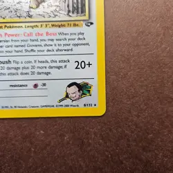 Giovanni's Persian 8/132 Pokemon Gym Challenge Holo Rare Card - MP - Image 5