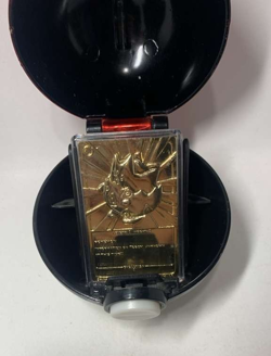 1999 Burger King Pokemon Togepi 23K Gold Plated Trading Card + Poke Ball - Image 2