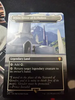 WOTC Commander: Lord of the Rings White Tower of Ecthelion - Karakas (MR) NM - Image 1