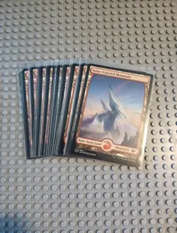 mtg modern horizons Full art Snow covered mountains X20 NM/M Unplayed - Image 1