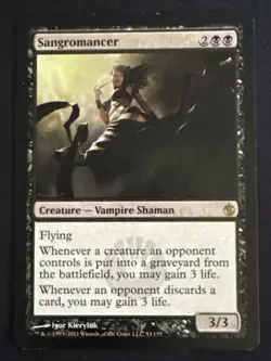 1x Sangromancer (53) Mirrodin Besieged LP MTG Magic the Gathering x1 MKE - Image 1