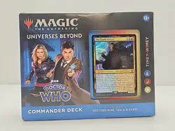 Magic The Gathering Universes Beyond Timey-Wimey Doctor Who Commander Deck NEW - Image 1