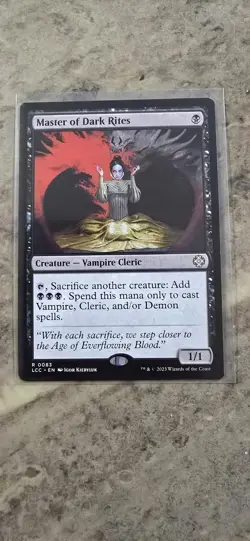 Master of Dark Rites Commander: the Lost Caverns of Ixalan Regular Creature MTG - Image 1