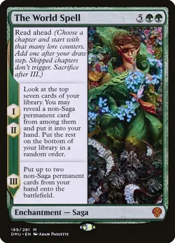 [MTG] The World Spell (189) (DMU) NM - Image 1