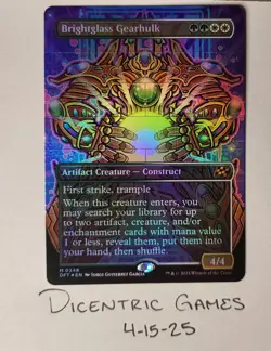 Brightglass Gearhulk (Borderless) Aetherdrift Foil - Image 1