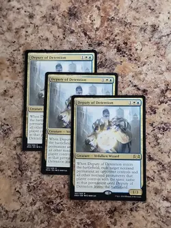 3x MTG Deputy of Detention NM Ravnica Allegiance RNA Unplayed Commander EDH - Image 2