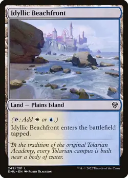 [MTG] Idyllic Beachfront (Foil) (249) (DMU) NM - Image 1
