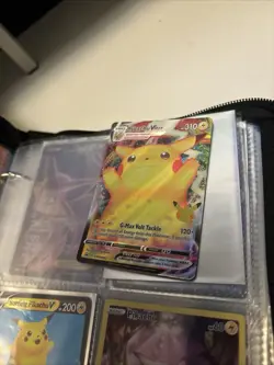 Pokemon Pikachu TCG VMAX SWSH Black Star Promos Holo Card SWSH062 - Image 1