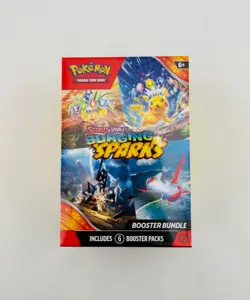 Pokemon TCG Scarlet & Violet Surging Sparks Booster Bundle 6 Packs - New Sealed - Image 1