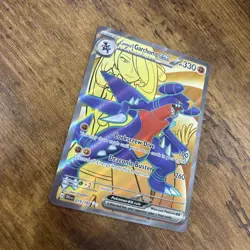 Pokemon TCG Cynthia's Garchomp EX 215/182 Sv10: Destined Rivals Holo NM - Image 2