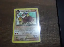 Dark Dugtrio Pokemon TCG WOTC Team Rocket NON- Holo Rare Card 23/82 NM/LP - Image 1